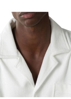 aurélien camiseria hombre terry resort blouse shortsleeve - 020230902080002 white