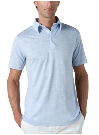 aurélien polo manlinen polo shirt - 020230902060000 light blue 2