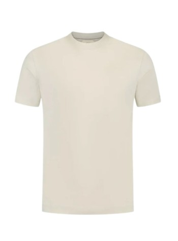 aurélien t-shirt manaur1 t-shirt, big collar - 060230902160000 ecru
