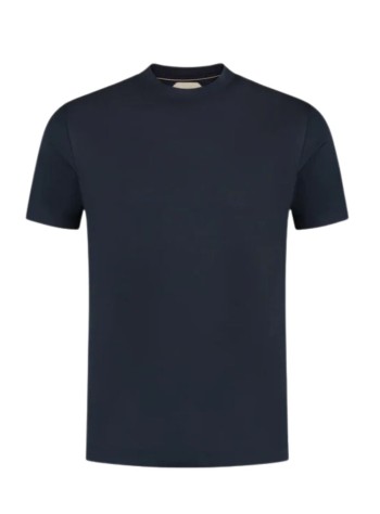 aurélien t-shirt manaur1 t-shirt, big collar - 060230902160000 navy