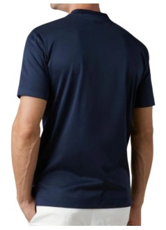 aurélien camiseta hombre aur1 t-shirt, big collar - 060230902160000 navy