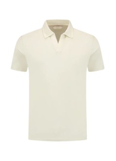 aurélien polo hombre cotton buttonless polo - 020230902160001 ecru