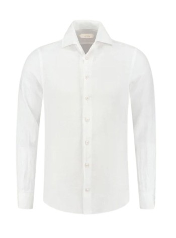 aurélien shirt manlinen seaside popover shirt - 020250602060000 white