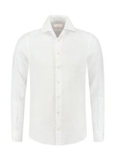 aurélien shirt manlinen seaside popover shirt - 020250602060000 white