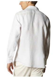 aurélien shirt manlinen seaside popover shirt - 020250602060000 white