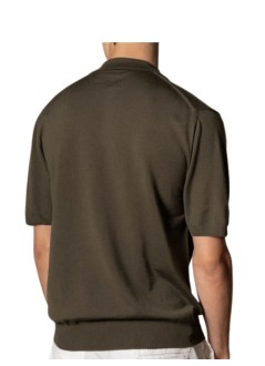aurélien polo hombre buttonless polo shortsleeve - 060230802140000 olive