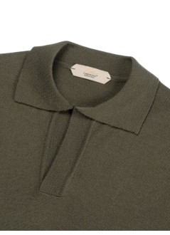 aurélien polo hombre buttonless polo shortsleeve - 060230802140000 olive
