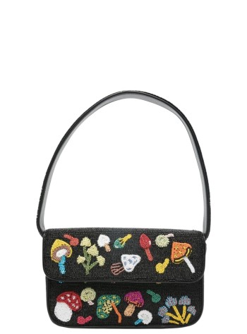 staud handbag mujer tommy beaded bag - h26r6001pbb shrm