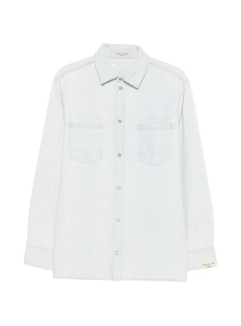 golden goose shirt manjourney m's over shirt pedro pastel full sky wash - gmp02519p002359 50491