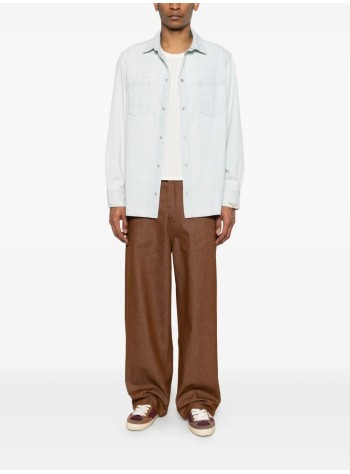 golden goose shirt manjourney m's over shirt pedro pastel full sky wash - gmp02519p002359 50491 2