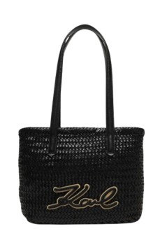 karl lagerfeld handbag mujer k/signature braid sm tote - b2w30206 1av