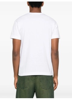 comme des garçons play t-shirt manblack heart - axt347051 white black