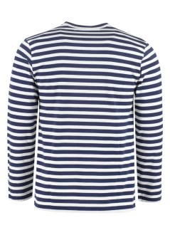 comme des garçons play t-shirt manplay striped t-shirt - axt010051 navy white