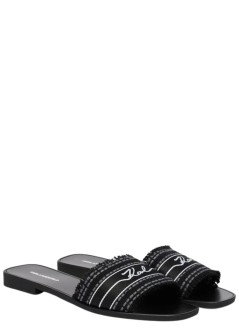 karl lagerfeld sandalia mujer skoot iii border slide - kl80411c b00