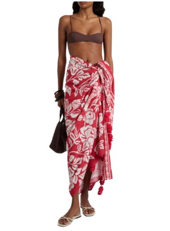 farm rio pareo womancashew and birds sarong - 344789 26020 2