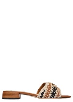karl lagerfeld sandal womanpetalo ii crochet signia slide - kl80701c k12