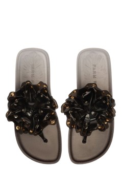 farm rio sandalia mujer studded flower jelly flat sandal - 355890 l0002