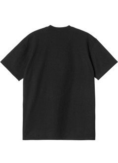 carhartt t-shirt mans/s pocket heart t-shirt organic cotton single jersey - i032128 1v2xx