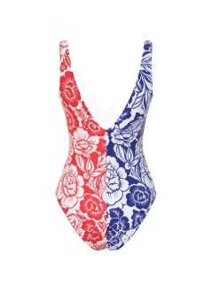 farm rio bañador mujer cashew and birds one piece - 344779 26021