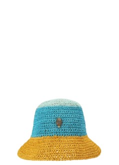 kurt geiger gorras mujer eagle raffia bucket hat - 5632189449 82