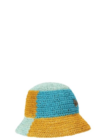 kurt geiger gorras mujer eagle raffia bucket hat - 5632189449 82 2
