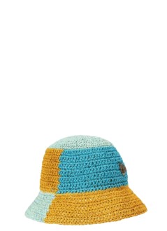 kurt geiger gorras mujer eagle raffia bucket hat - 5632189449 82