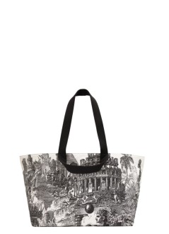 inoui editions handbag womancarrier bag cabas piranesi - ma23cap64 night nuit