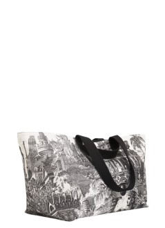 inoui editions handbag womancarrier bag cabas piranesi - ma23cap64 night nuit