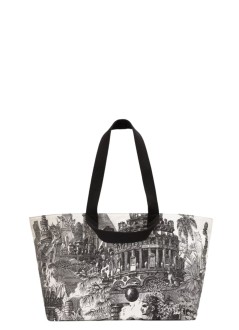 inoui editions handbag womancarrier bag cabas piranesi - ma23cap64 night nuit