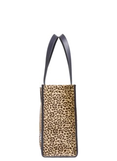inoui editions handbag womanbag sac shopping felis - ma23sfe15 beige beige