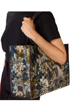 inoui editions handbag womanbag sac shopping bestiaire - ma23sbe10 green vert