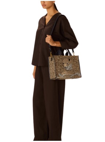 inoui editions handbag mujer bag sac nomade felis - ma23nf15 beige beige 2