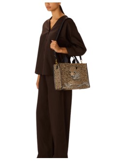 inoui editions handbag womanbag sac nomade felis - ma23nf15 beige beige