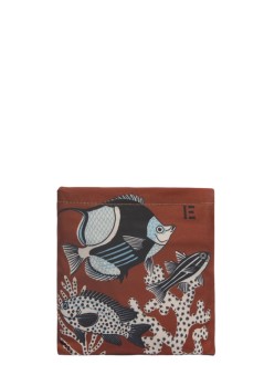 inoui editions handbag womanshopper bag neptune - pm23shn11 brown marron