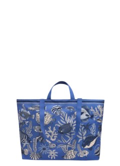 inoui editions handbag mujer maxi shopper bag neptune - pm23shn04m blue bleu
