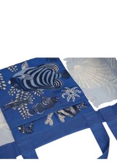 inoui editions handbag mujer maxi shopper bag neptune - pm23shn04m blue bleu