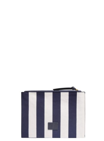 inoui editions clutch mujer pouch pochette poseidon - pm23po24 navy bleu marine 2