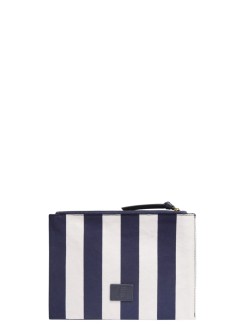 inoui editions clutch mujer pouch pochette poseidon - pm23po24 navy bleu marine