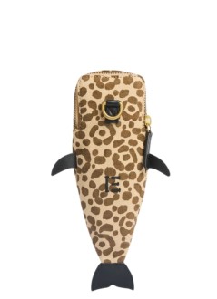 inoui editions cartera mujer whale embroidered case trousse brodee baleine felis - pm23tbf15 beige beige