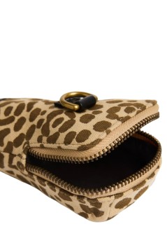 inoui editions cartera mujer whale embroidered case trousse brodee baleine felis - pm23tbf15 beige beige