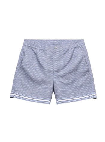 ché studios bermuda hombre lucena printed swimshort - 2623607 powder blue