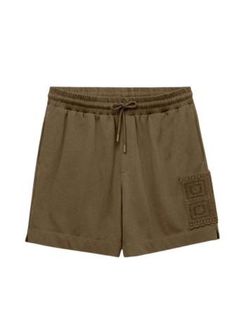 ché studios pantalon corto hombre inigo jersey short - 2649903 khaki