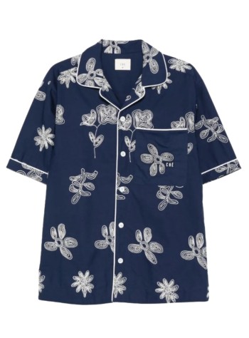 ché studios camiseria hombre flores shirt - 2674122 blue