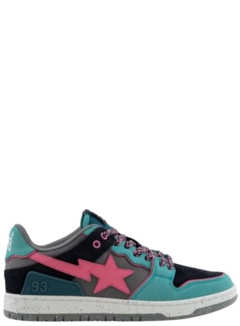 bape sneaker manbape sk8 sta #1 m2 - 1l80191312 blue