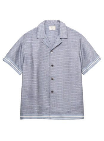 ché studios camiseria hombre lucena printed shirt - 2676707 powder blue