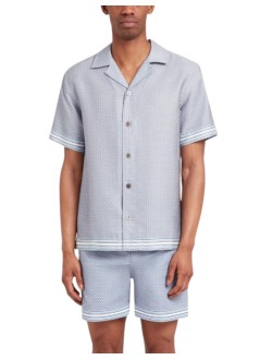 ché studios shirt manlucena printed shirt - 2676707 powder blue