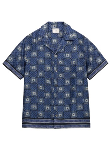 ché studios camiseria hombre telha printed shirt - 2676612 navy
