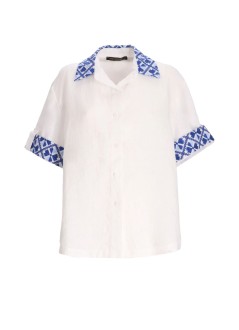 greek archaic kori dress womanshirt flakes s/s - s26k4065035 4119