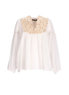 greek archaic kori dress womantunic flakes l/s bib colar - s26k4064177 4106