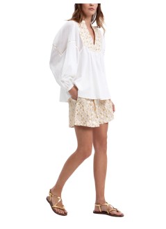 greek archaic kori dress womantunic flakes l/s bib colar - s26k4064177 4106